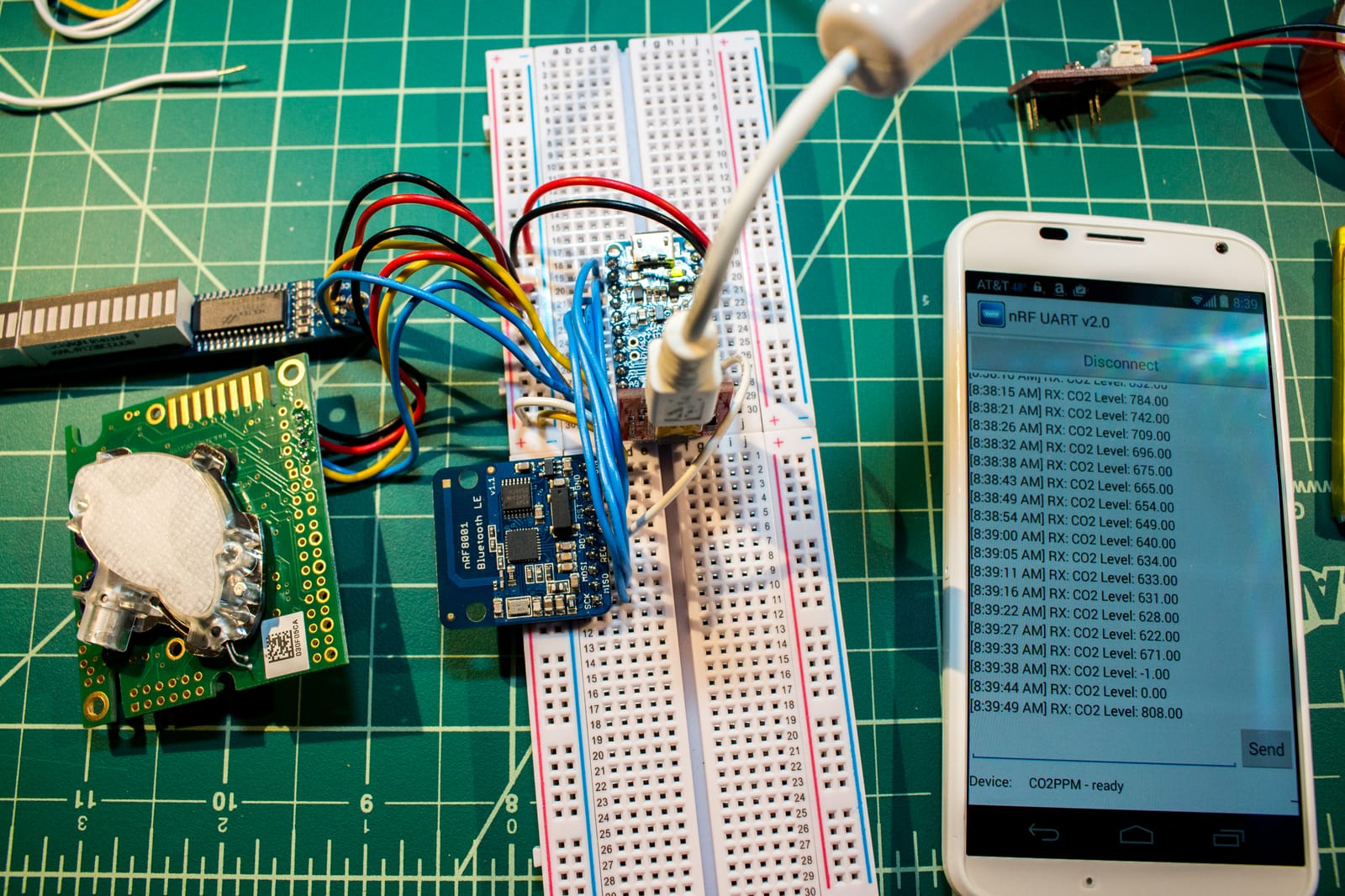 co2proto breadboard w bt