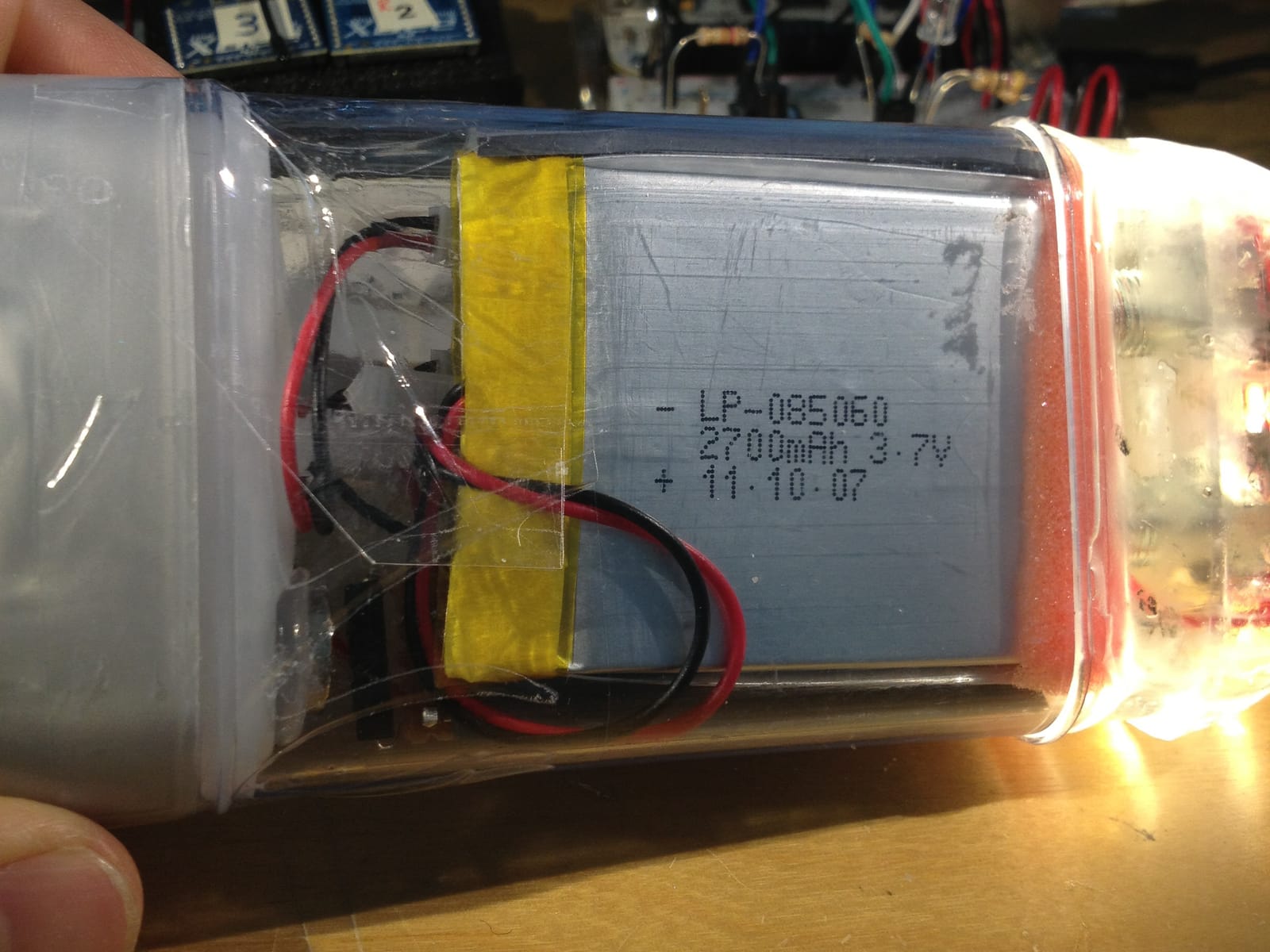 divelight assembled batteryside