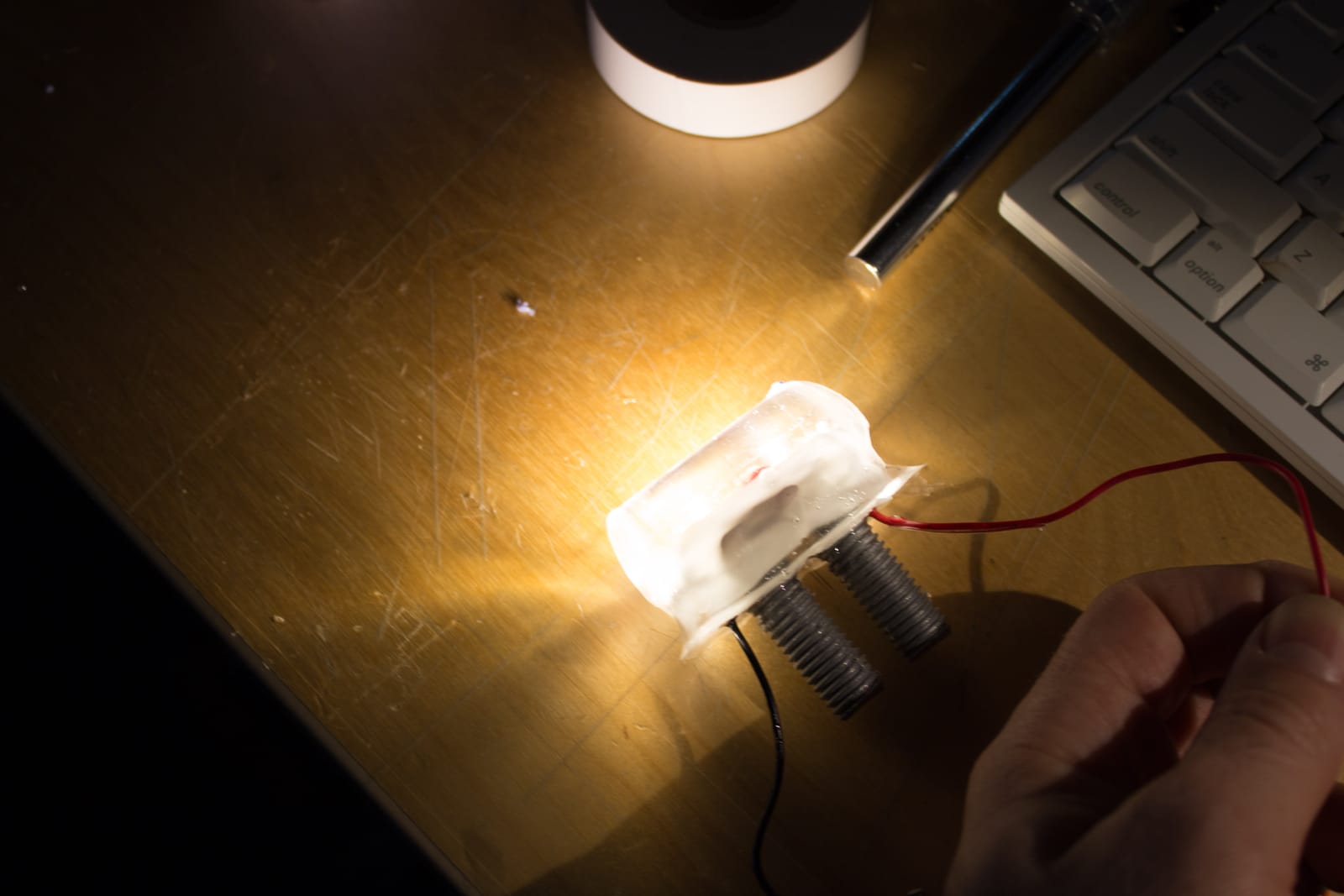 divelight led lens test side