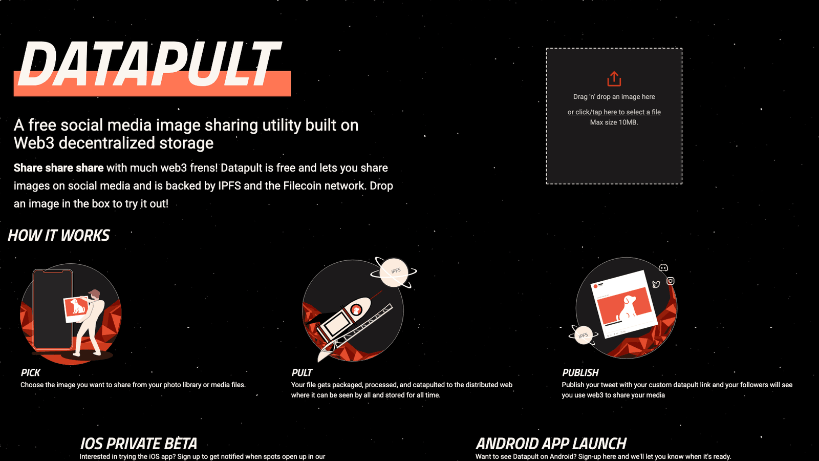 Datapult Web launcher | Datapult